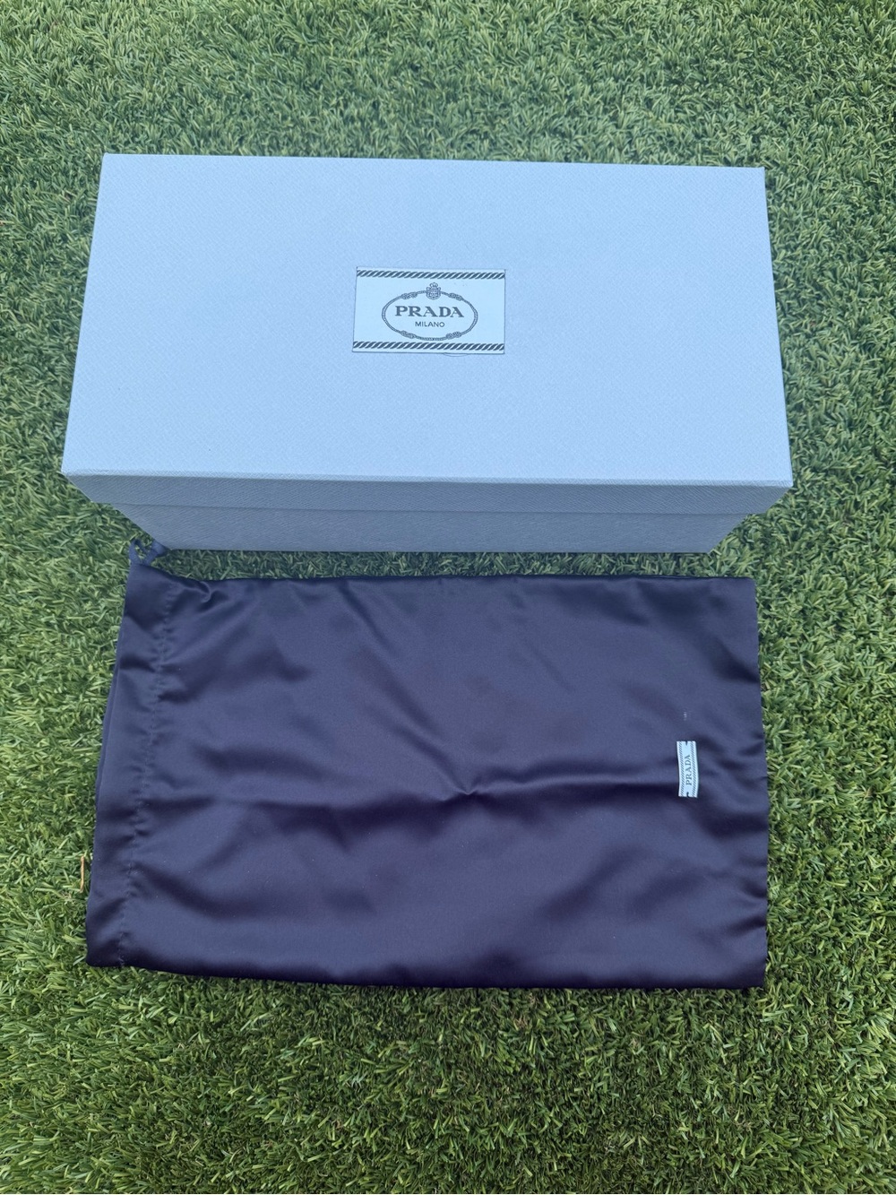 Prada Black Satin Drawstring Dust Bag